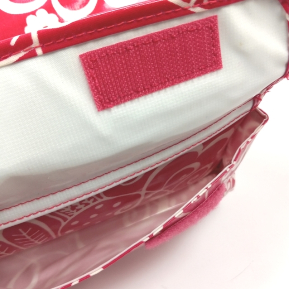 VERA BRADLEY 2010 Twirly Birds Pink Lined Thermal Tote Like New 2 Small Flaws - Picture 15 of 16
